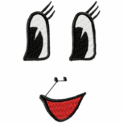 Faces Embroidery Design 9 Faces Embroidery Design 9